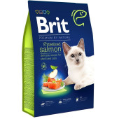 Суха храна  Brit Premium by Nature Cat - Sterilized salmon- за кастрирани котки, със сьомга